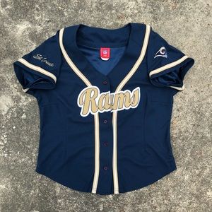 St Louis Rams baseball jersey